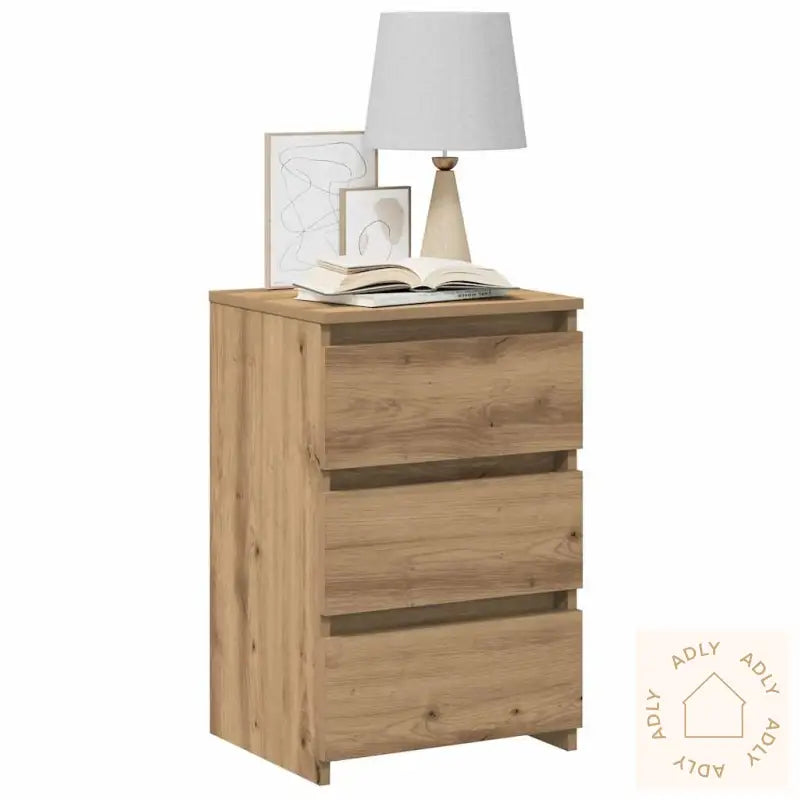 Nattbord 2 Stk Artisan Eik 40X35X62,5 Cm Konstruert Tre