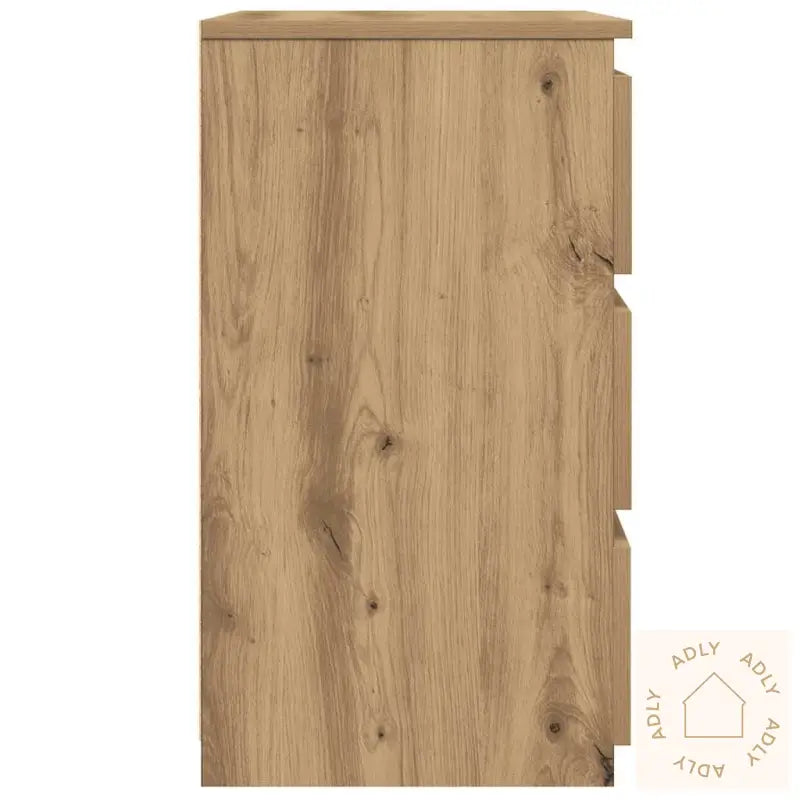 Nattbord 2 Stk Artisan Eik 40X35X62,5 Cm Konstruert Tre