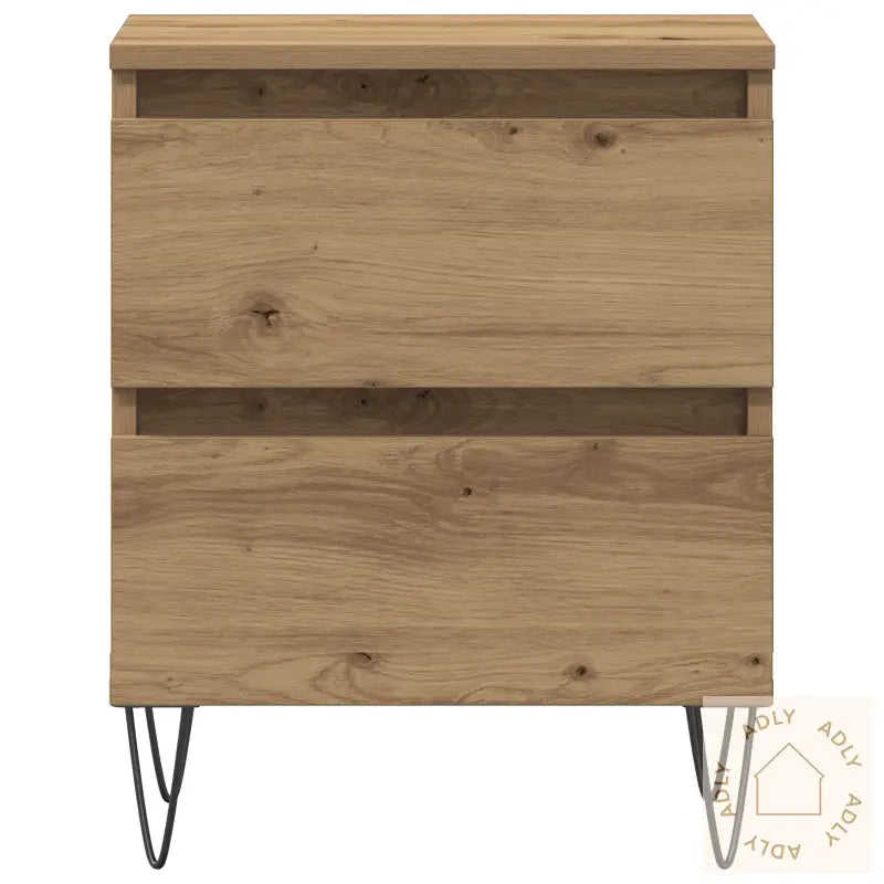 Nattbord 2 Stk Artisan Eik 40X35X50 Cm Egetre