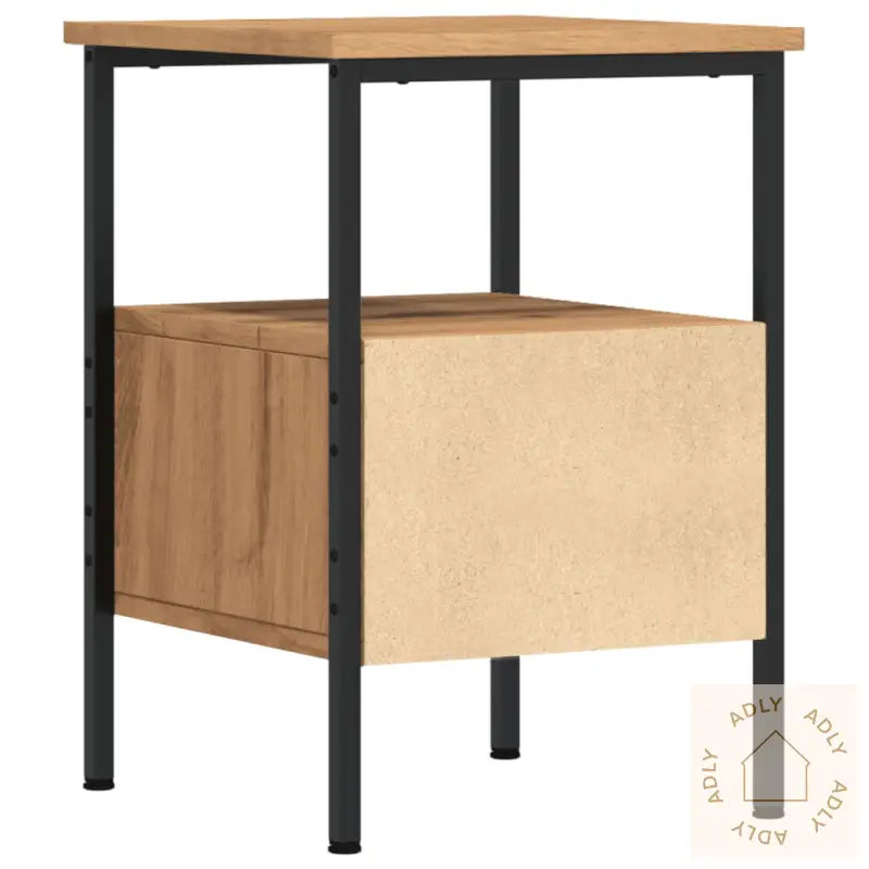 Nattbord 2 Stk Artisan Eik 34X36X50 Cm Konstruert Tre