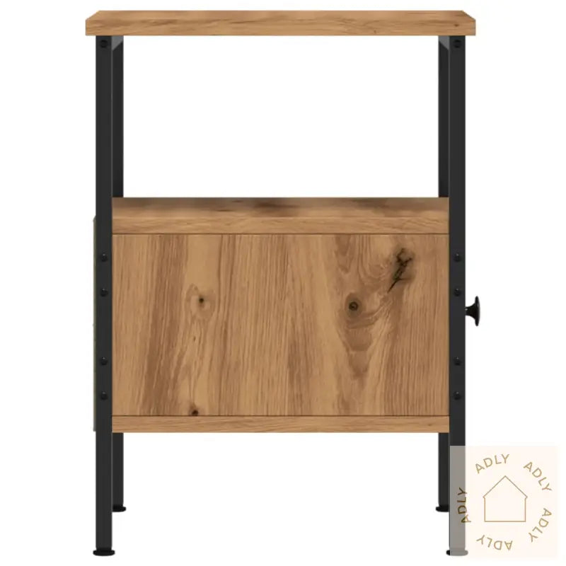 Nattbord 2 Stk Artisan Eik 34X36X50 Cm Konstruert Tre