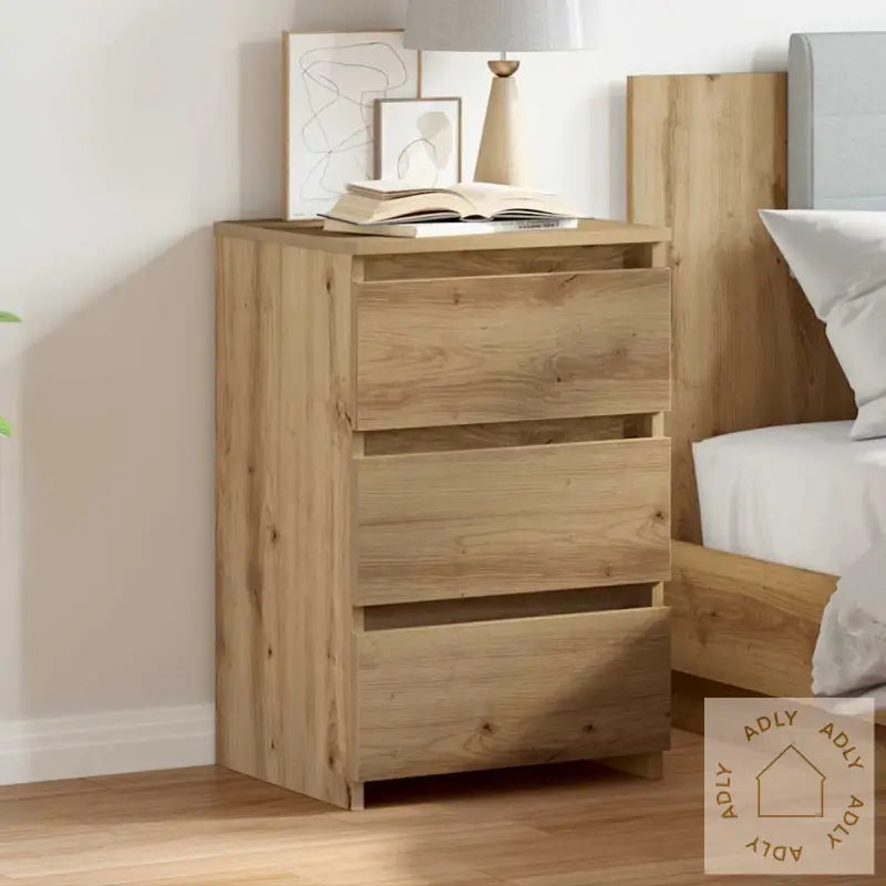 Nattbord Artisan Eik 40X35X62,5 Cm Konstruert Tre