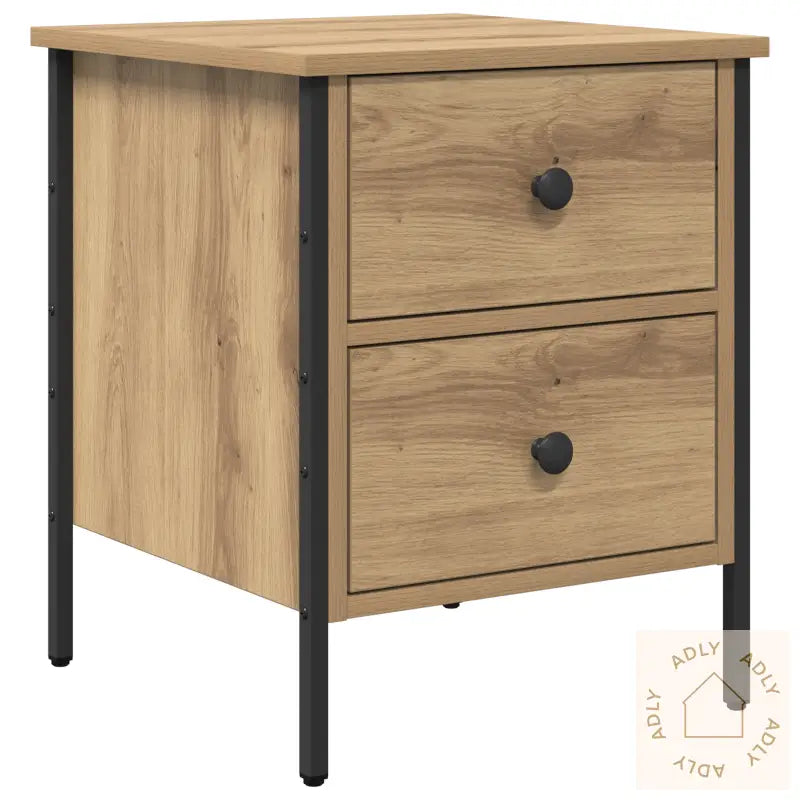 Nattbord Artisan Eik 40X42X50 Cm Konstruert Tre
