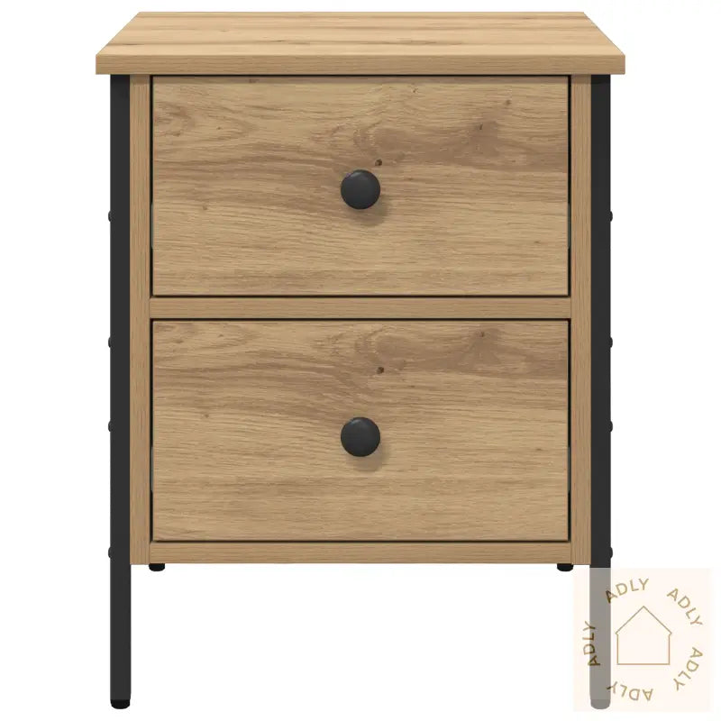 Nattbord Artisan Eik 40X42X50 Cm Konstruert Tre