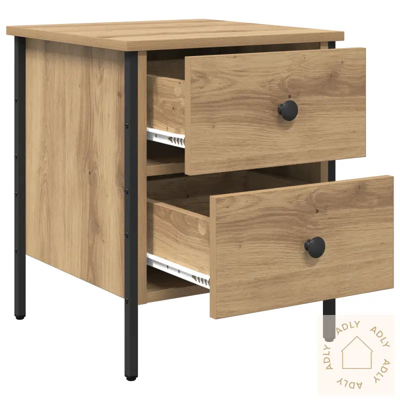 Nattbord Artisan Eik 40X42X50 Cm Konstruert Tre