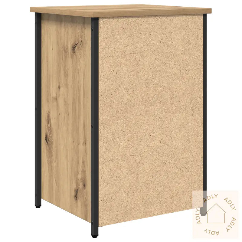 Nattbord Artisan Eik Konstruert Tre Kompakt Holdbar Nattbord