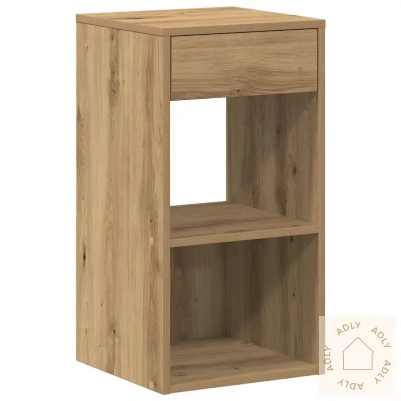 Nattbord Med Skuff 2 Stk Artisan Eik 35X34X66,5 Cm