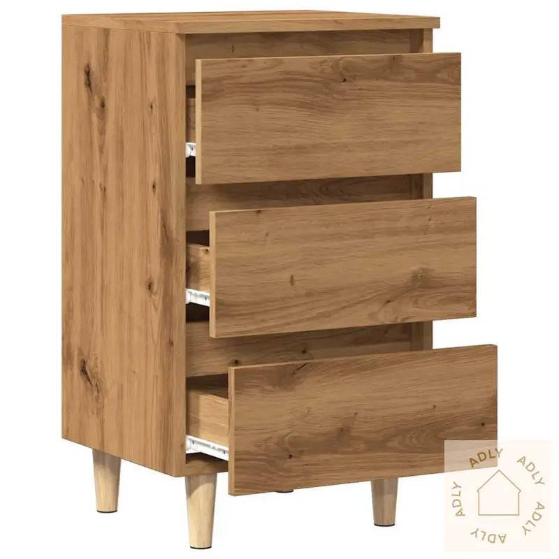 Nattbord Artisan Eik 40X35X69 Cm Konstruert Tre