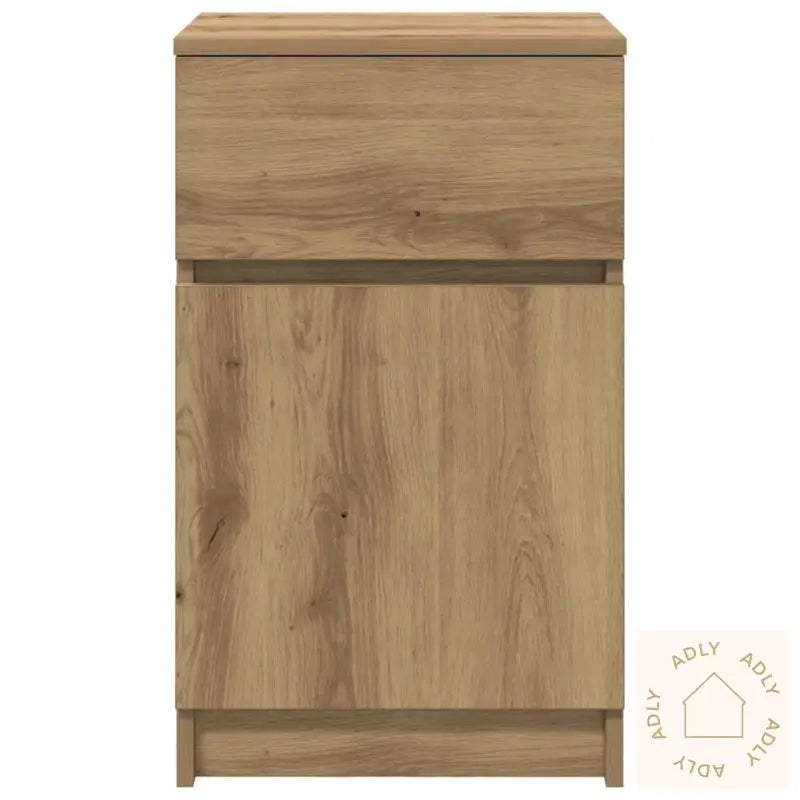 Nattbord 2 Stk Artisan Eik 39X35X65 Cm Konstruert Tre