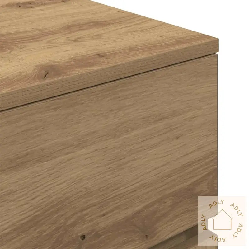 Nattbord 2 Stk Artisan Eik 39X35X65 Cm Konstruert Tre