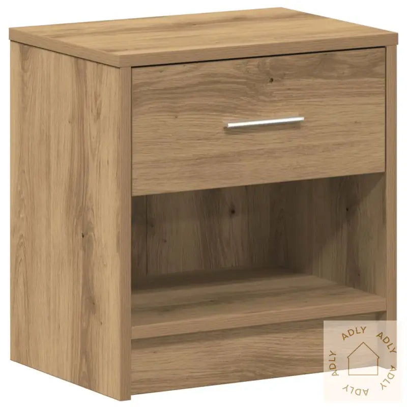 Nattbord Med Skuff Artisan Eik 39X28X41 Cm