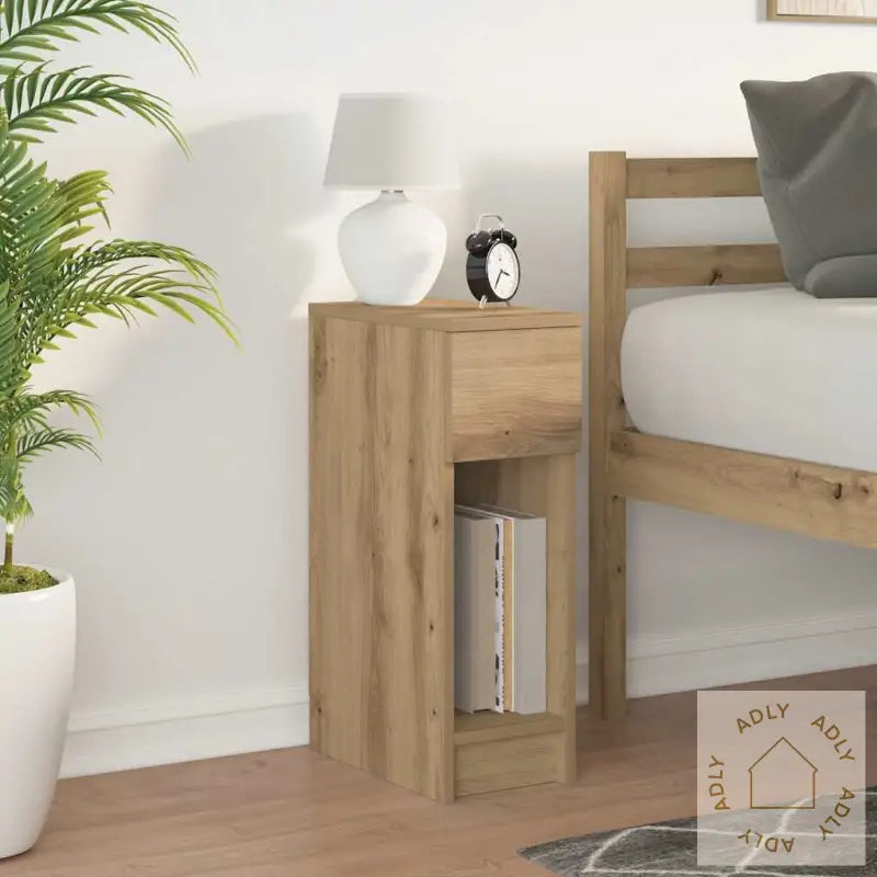 Nattskap Med Skuff Artisan Eik 20X36X60 Cm