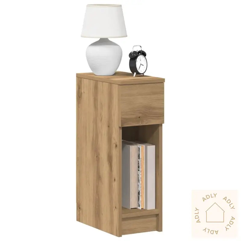 Nattskap Med Skuff 2 Stk Artisan Eik 20X36X60 Cm