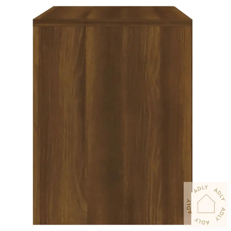 Nattbord Brun Eik 45X34,5X44,5 Cm Konstruert Tre