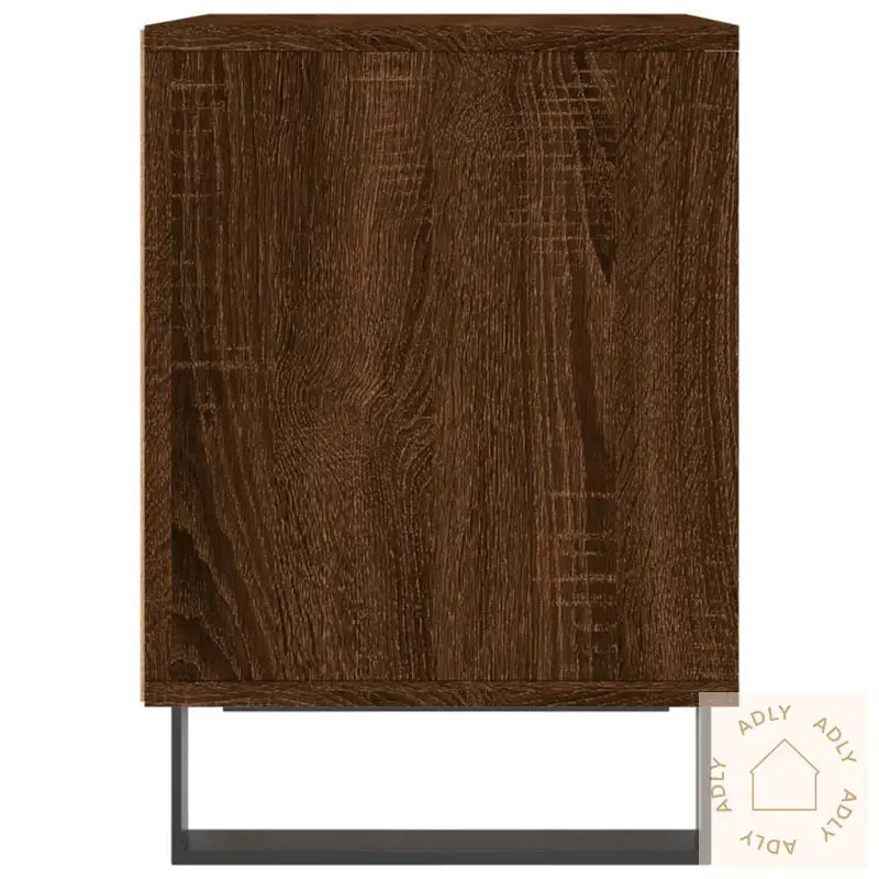 Nattbord 2 Stk Brun Eik 40X35X50 Cm Konstruert Tre