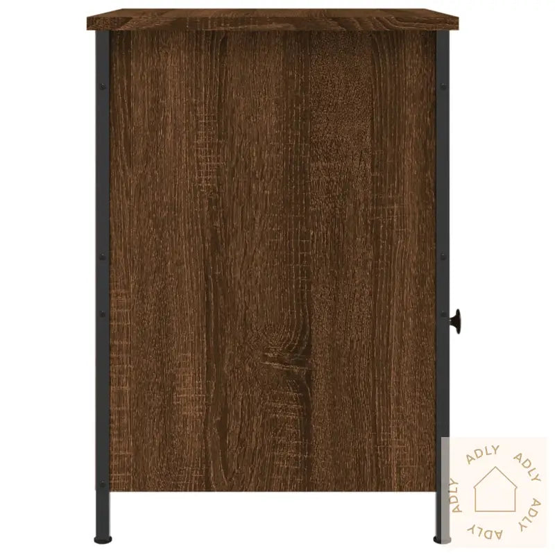 Nattbord 2 Stk Brun Eik 40X42X60 Cm Konstruert Tre