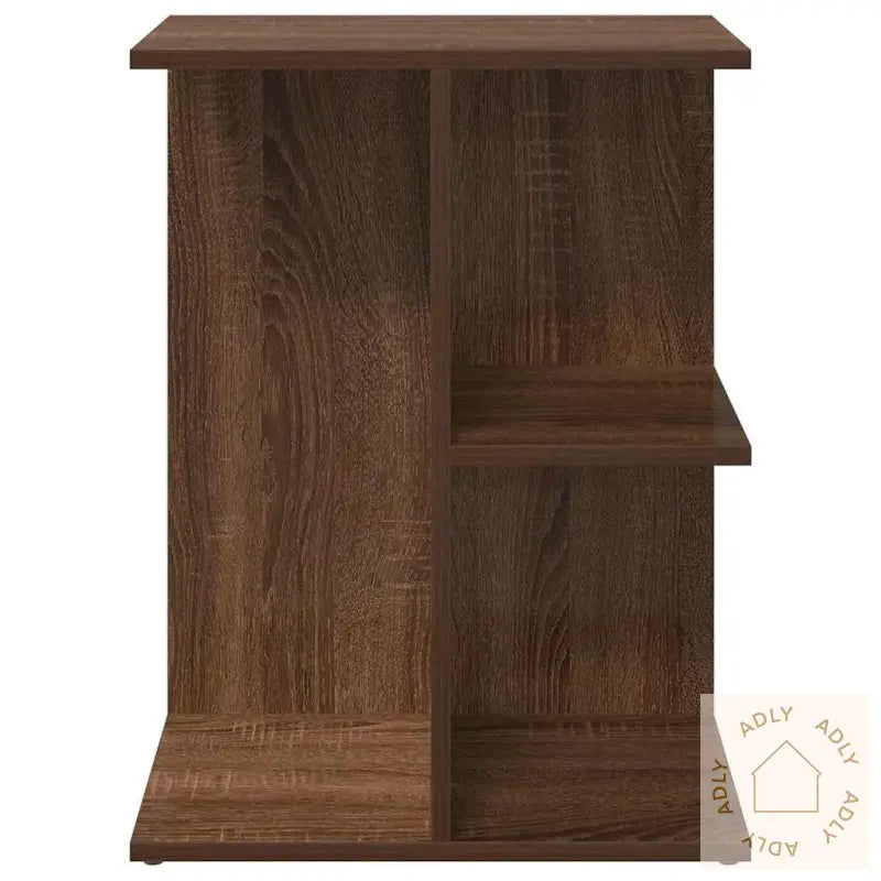 Nattbord 2 Stk Brun Eik 46,5X29X61 Cm Konstruert Tre