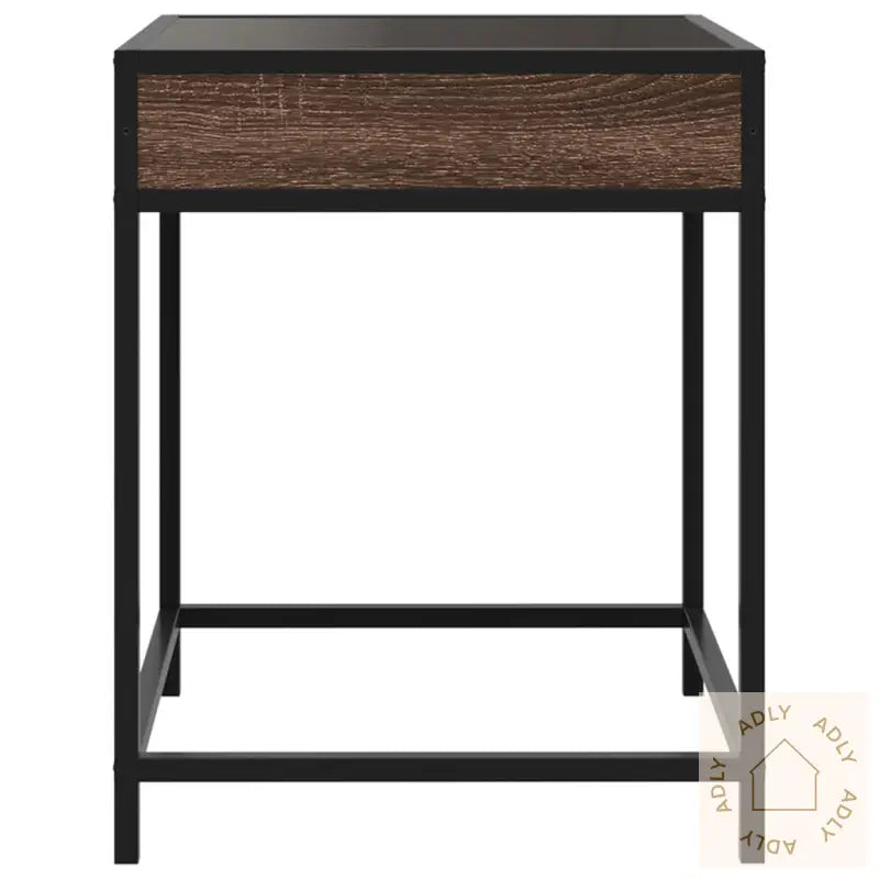 Salongbord Med Infinity Led Brun Eik 40X40X51 Cm