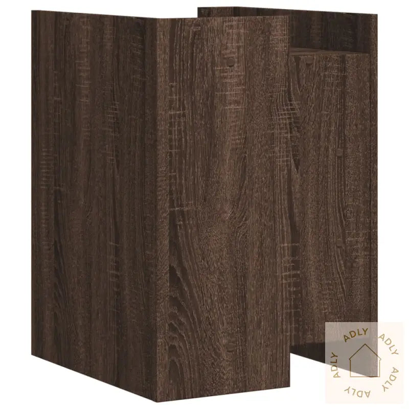 Nattbord Brun Eik 45X50X65 Cm Konstruert Tre