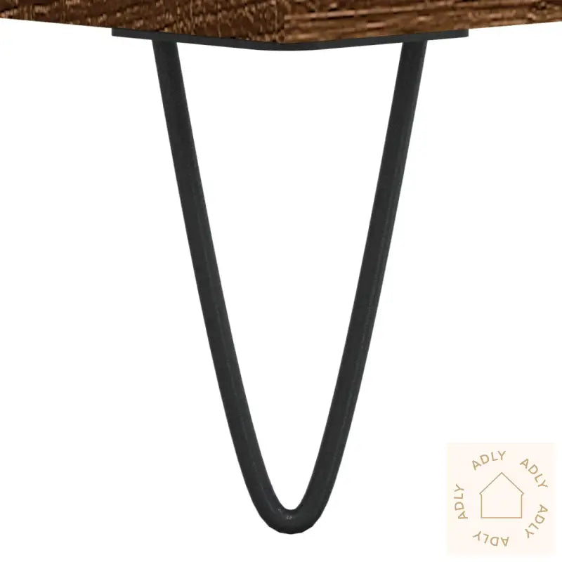 Nattbord 2 Stk Brun Eik 40X35X47,5 Cm Konstruert Tre