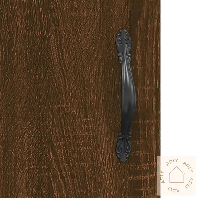 Nattbord Brun Eik 40X40X50 Cm Konstruert Tre