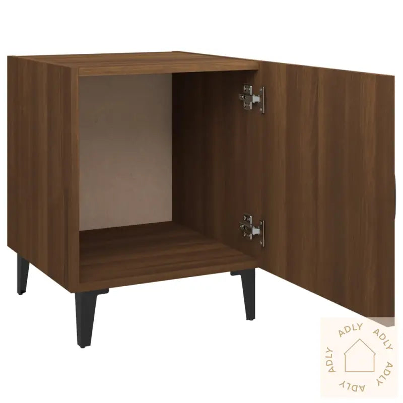 Nattbord Brun Eik Konstruert Tre