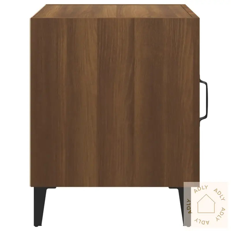 Nattbord Brun Eik Konstruert Tre