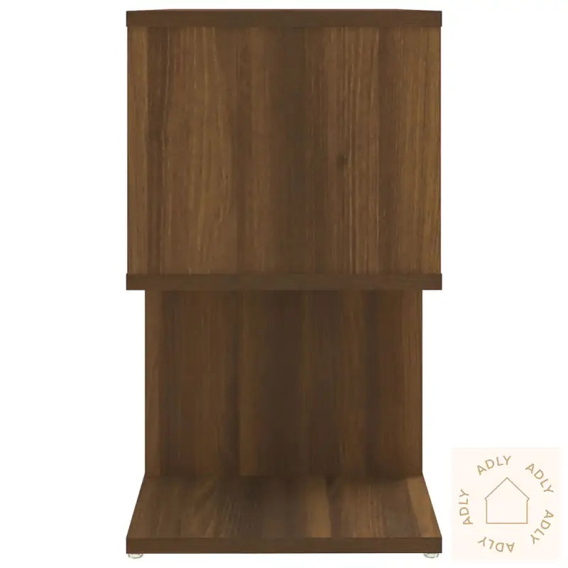 Nattbord 2 Stk Brun Eik 50X30X51,5 Cm Konstruert Tre
