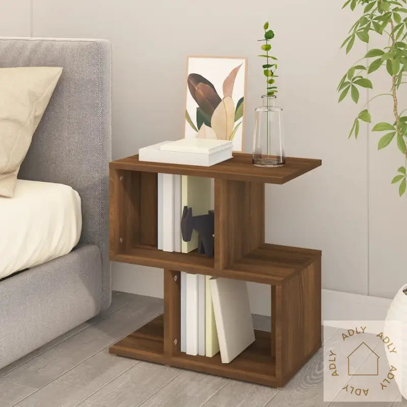 Nattbord 2 Stk Brun Eik 50X30X51,5 Cm Konstruert Tre