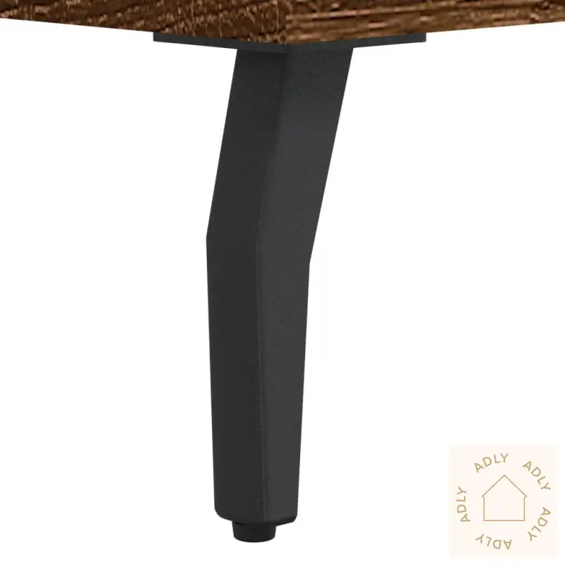 Nattbord 2 Stk Brun Eik 40X35X47,5 Cm Konstruert Tre