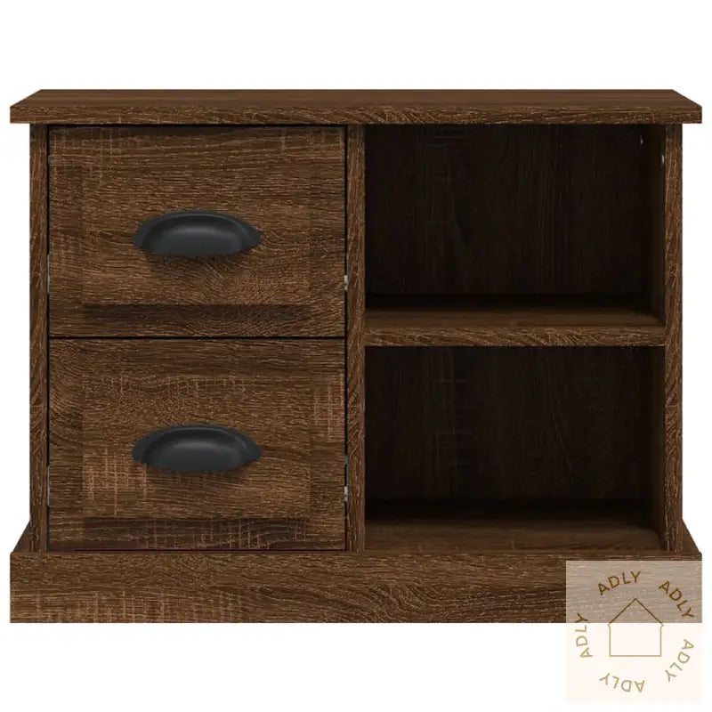 Nattbord Brun Eik 60X35,5X45 Cm