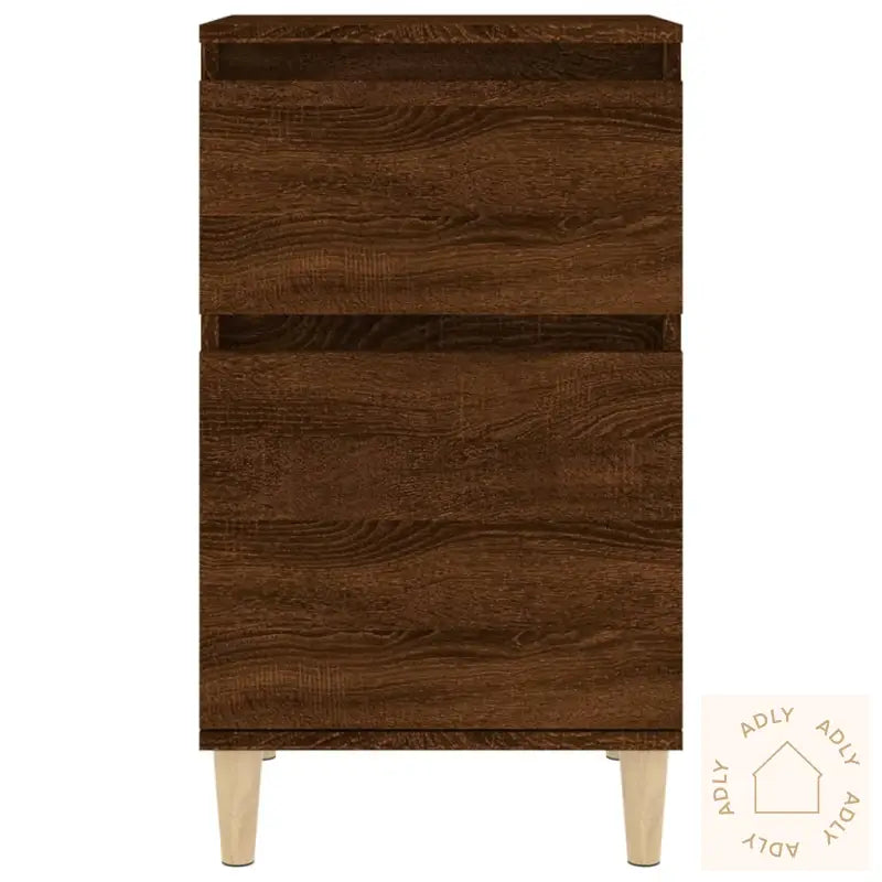 Nattbord Brun Eik 40X35X70 Cm