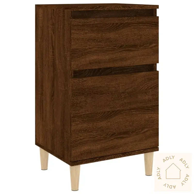 Nattbord Brun Eik 40X35X70 Cm