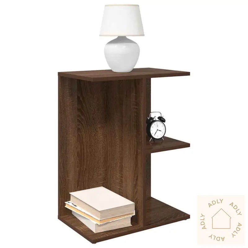 Nattbord Brun Eik 46,5X29X61 Cm Konstruert Tre