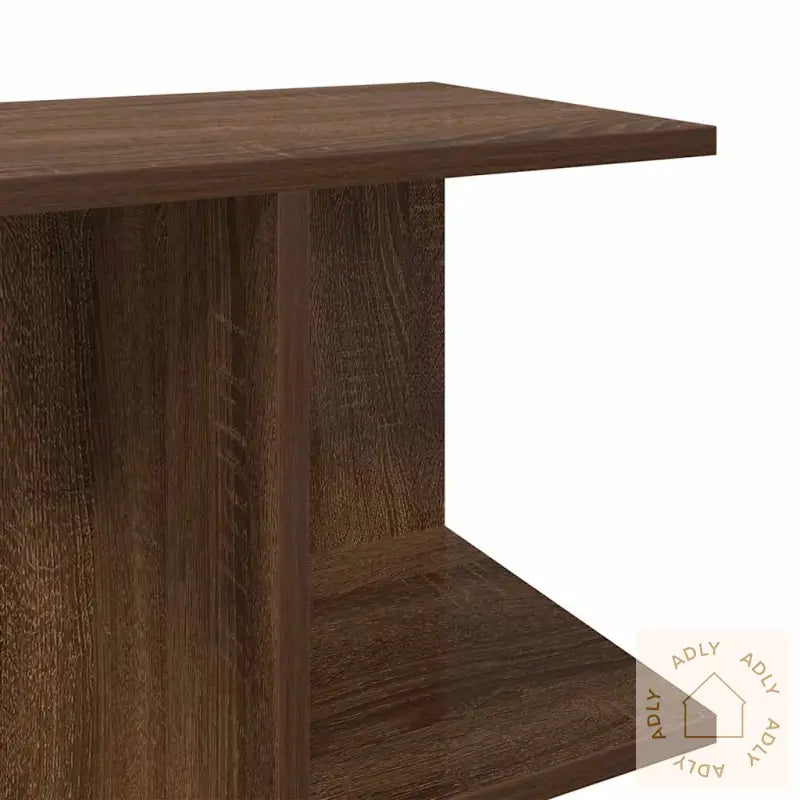 Nattbord Brun Eik 46,5X29X61 Cm Konstruert Tre