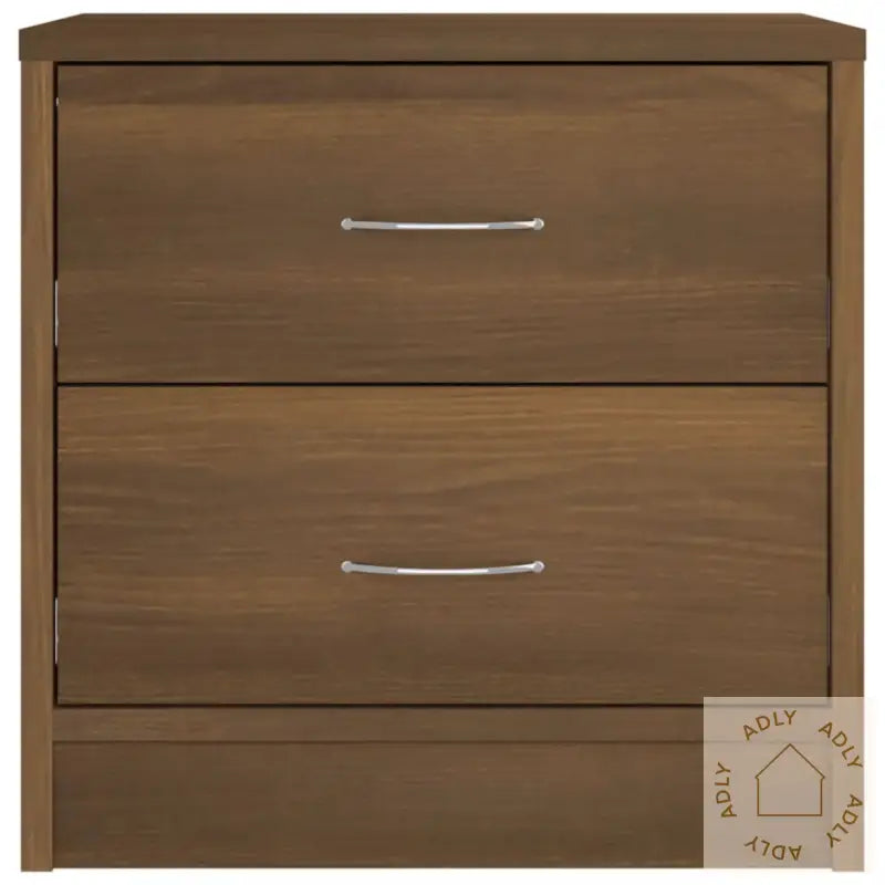 Nattbord Brun Eik 40X30X40 Cm Konstruert Tre