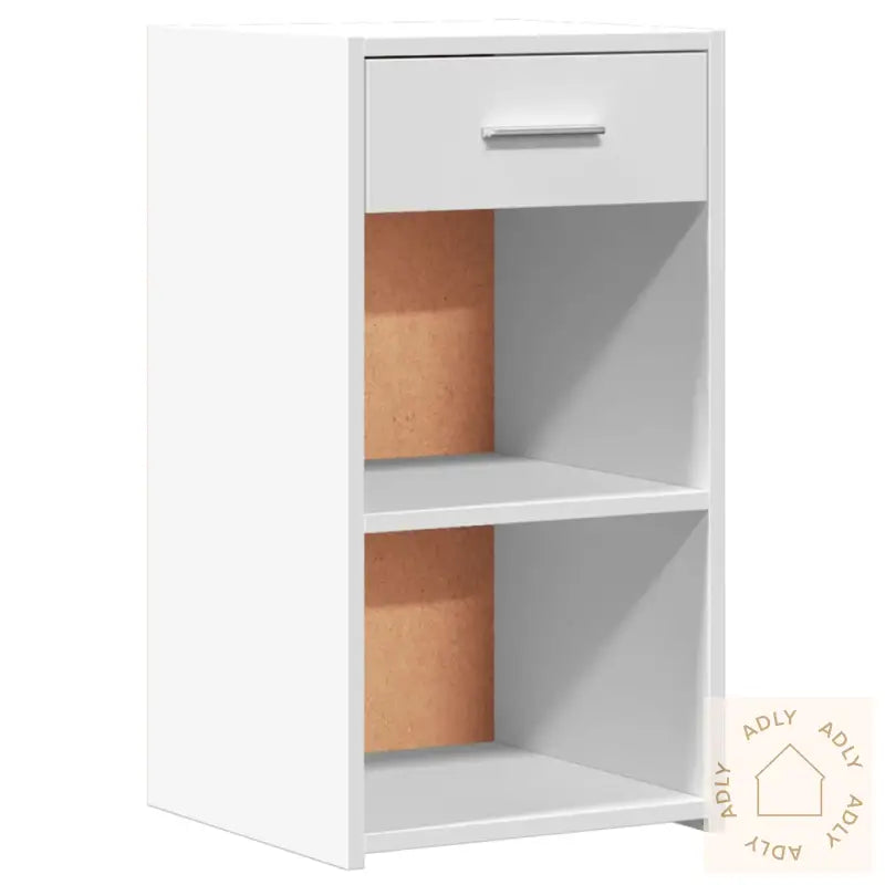 Nattbord 2 Stk Hvit 35X34X65 Cm Konstruert Tre