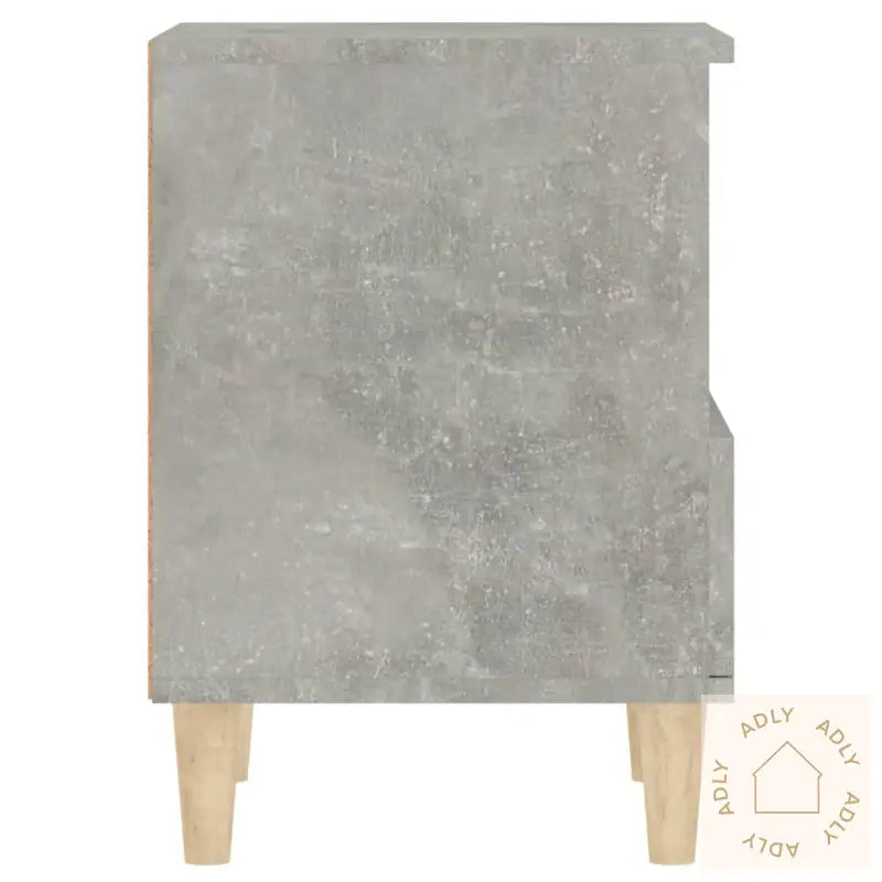 Nattbord 2 Stk Betonggrå 40X35X50 Cm