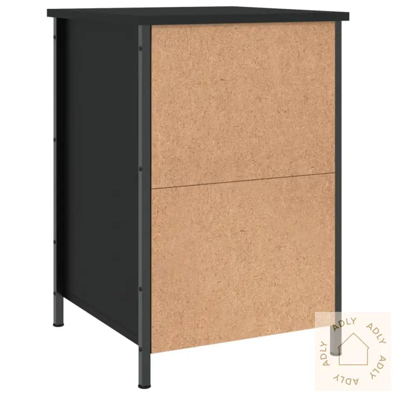 Nattbord Svart 40X42X60 Cm Konstruert Tre