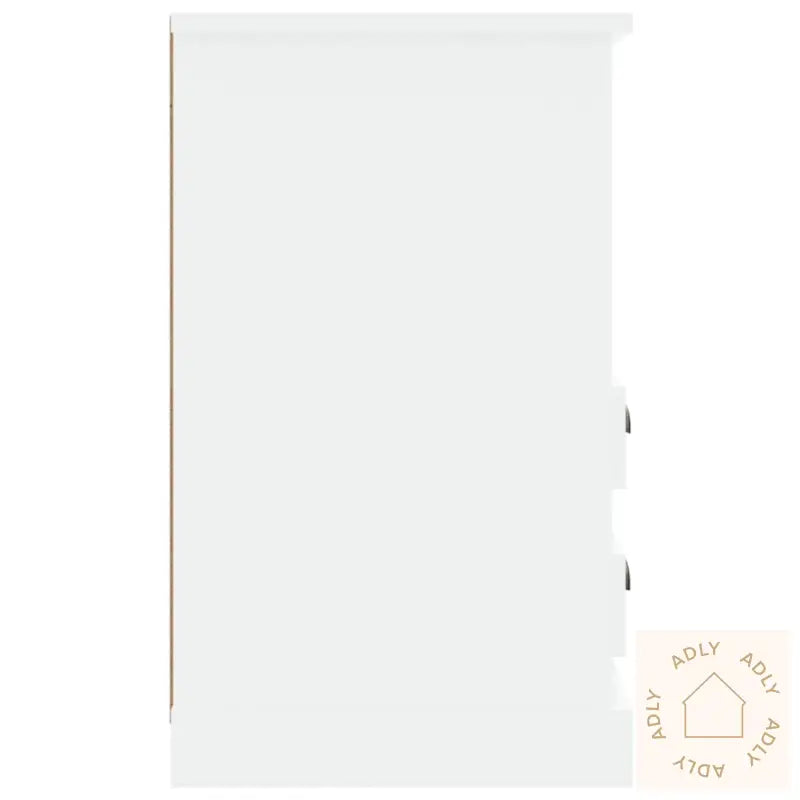 Nattbord 2 Stk Hvit 43X36X60 Cm