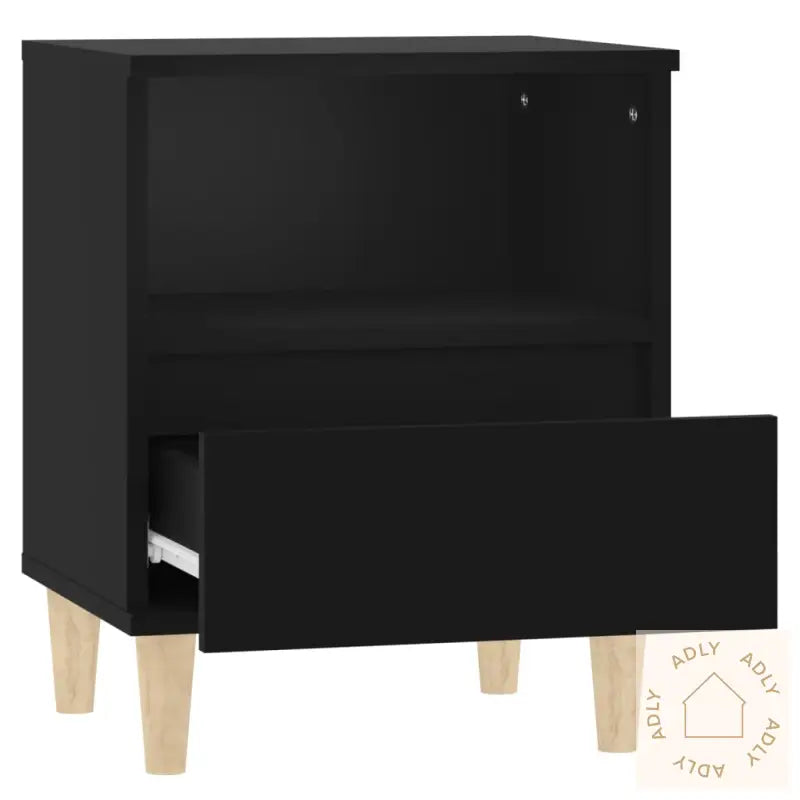 Nattbord 2 Stk Svart 40X35X50