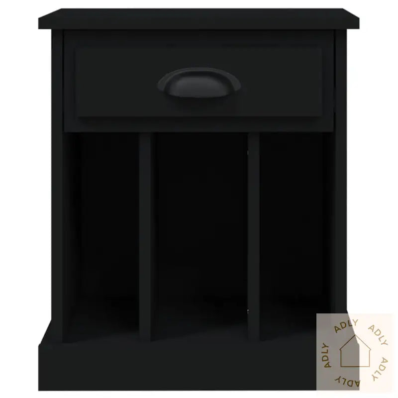 Nattbord 2 Stk Svart 43X36X50 Cm