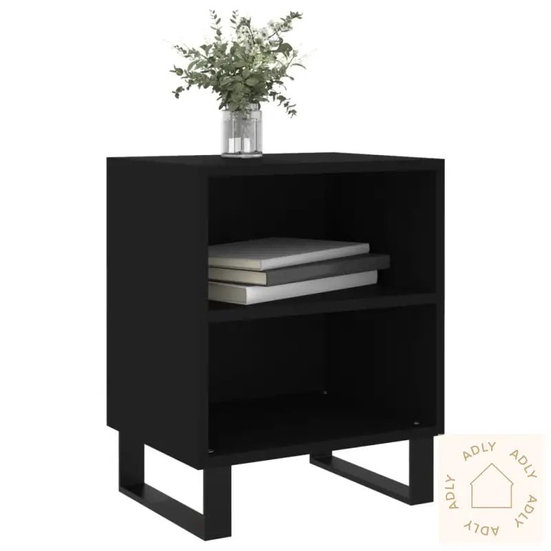 Nattbord 2 Stk Svart 40X30X50 Cm Konstruert Tre