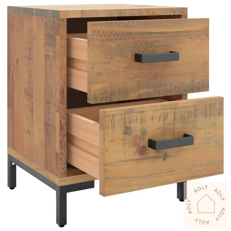 Nattbord Brun 36X30X45 Cm Heltre Furu