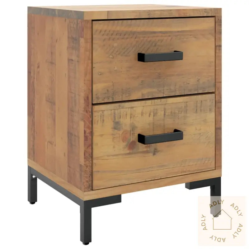 Nattbord Brun 36X30X45 Cm Heltre Furu