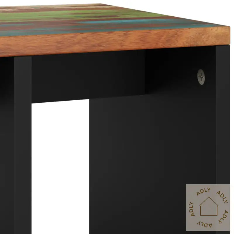 Sidebord 40X31X46 Cm Gjenvunnet Heltre Og Konstruert Tre