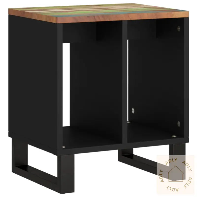 Sidebord 40X31X46 Cm Gjenvunnet Heltre Og Konstruert Tre