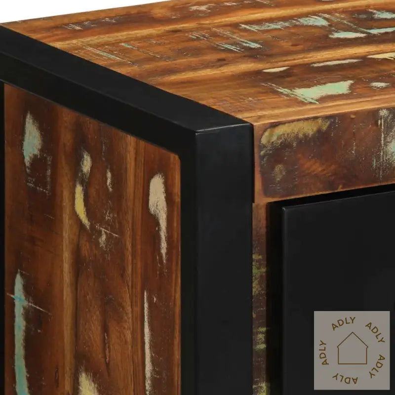 Nattbord 2 Stk Flerfarget 40X35X40 Cm Gjenvunnet Heltre