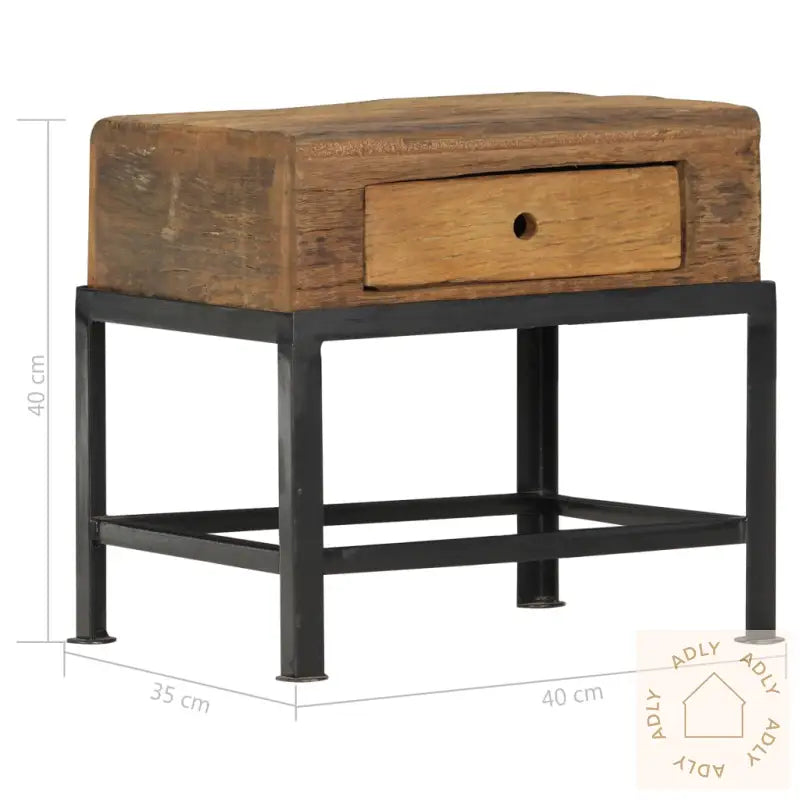 Nattbord 40X35X40 Cm Gjenvunnet Heltre