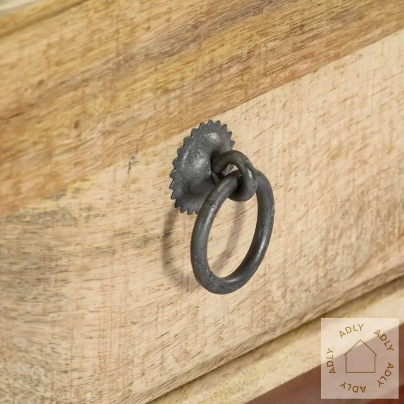 Nattbord 40X30X52 Cm Grov Heltre Mango